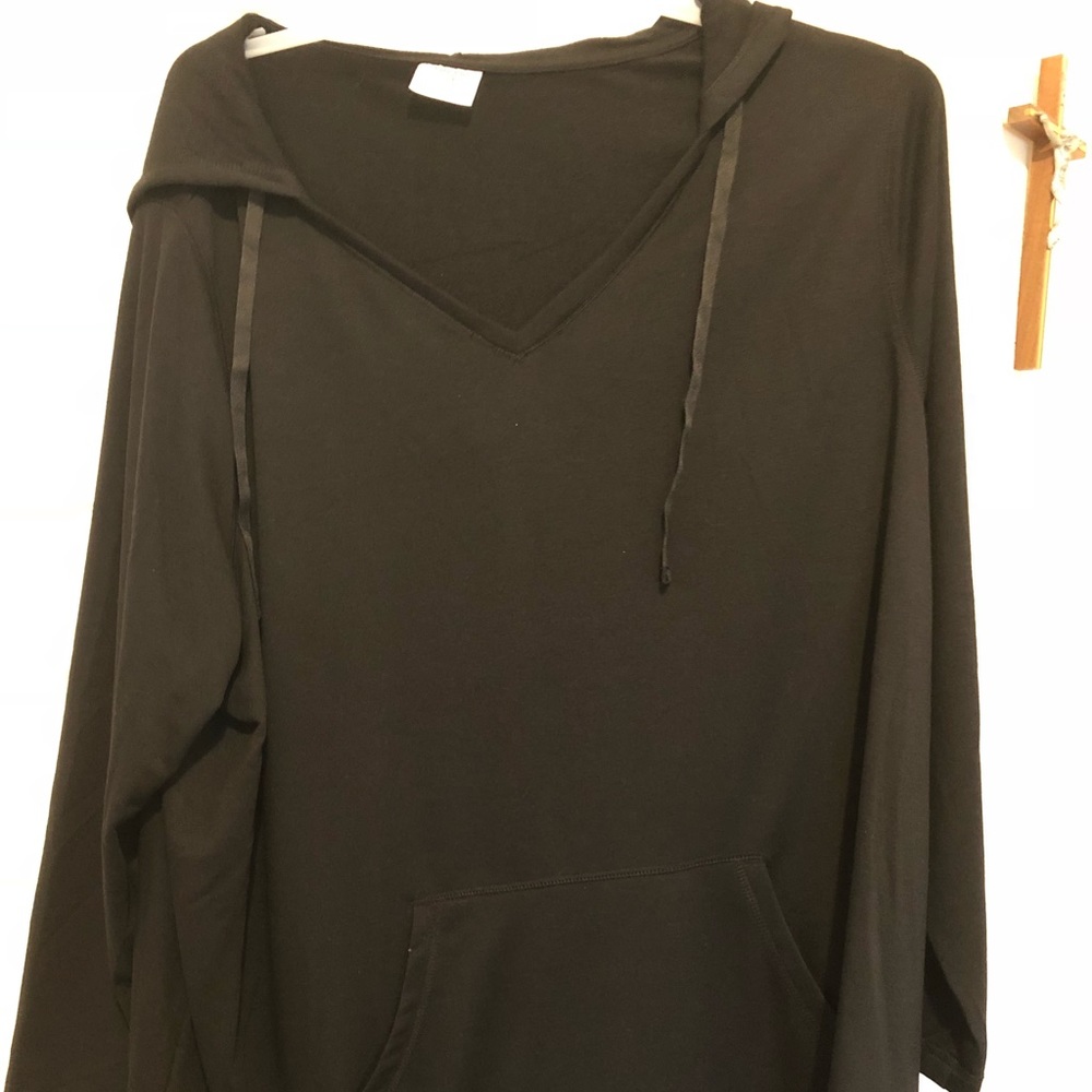 Danskin Plus Size Sweatshirt With Hood